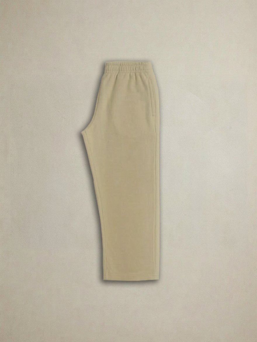 Premium Straight-Leg terry trousers – Comfort Fit