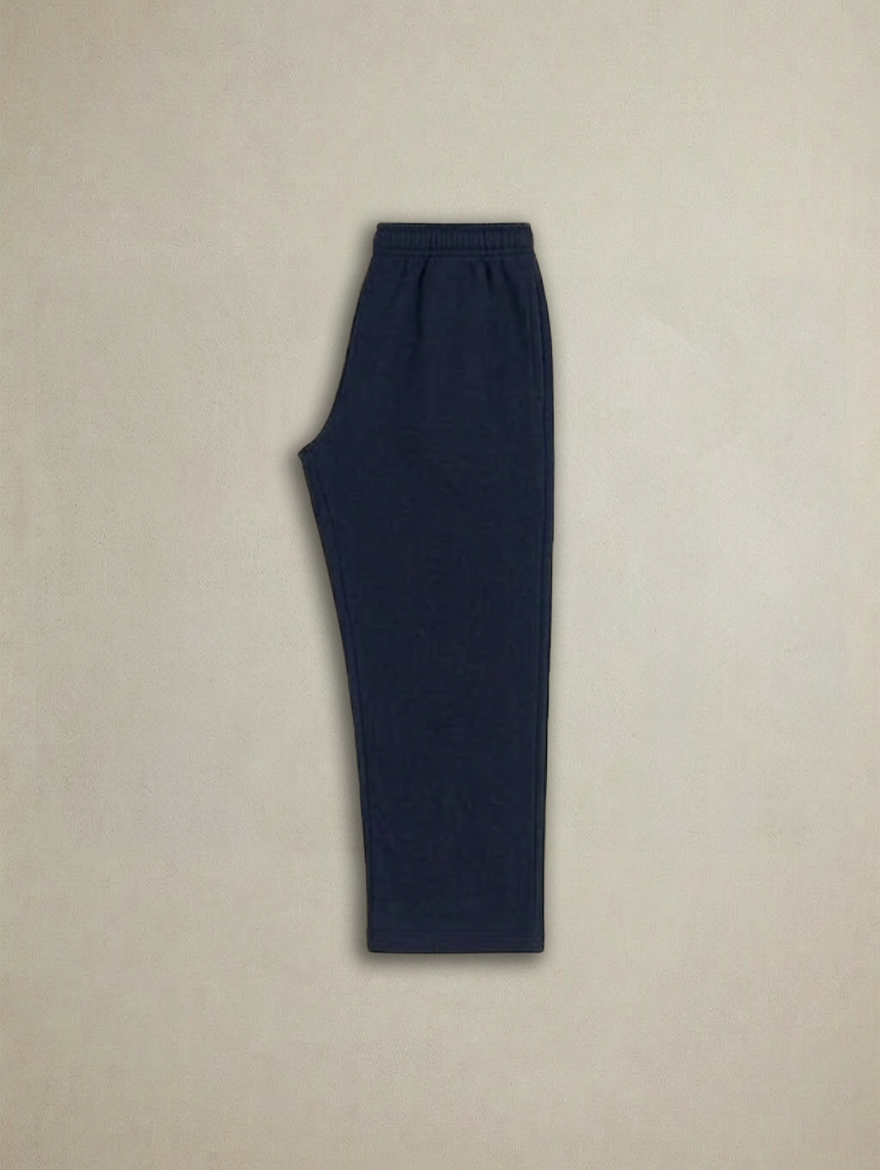 Premium Straight-Leg terry trousers – Comfort Fit