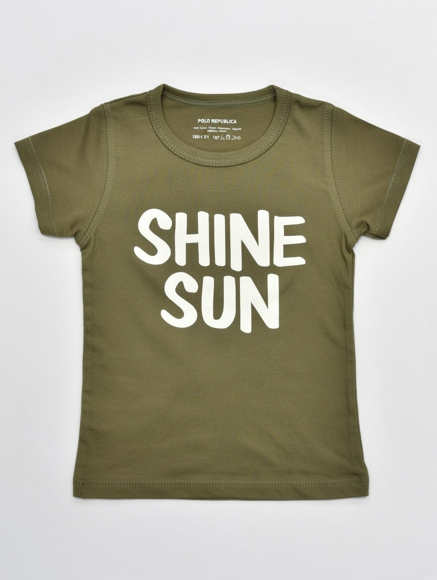 Baby girl Sunshine Graphic T-Shirt | Soft Cotton Short Sleeve Tee for kids