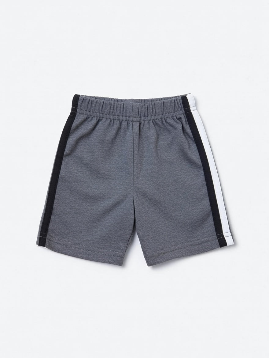 Toddler Boys Athletic Shorts | Cotton Side Stripe Shorts For Babies