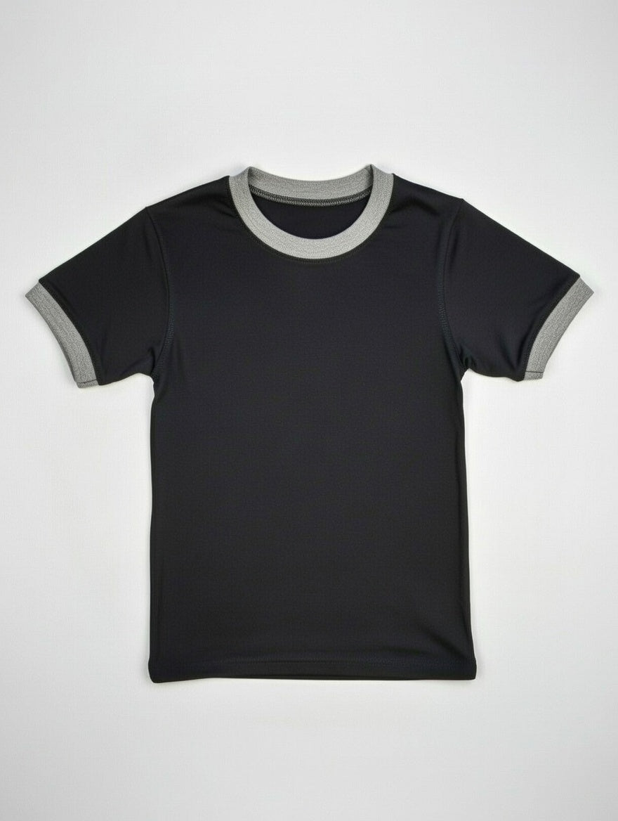 Boys Contrast Trim T-Shirt | Cotton Ringer Tee For Kids