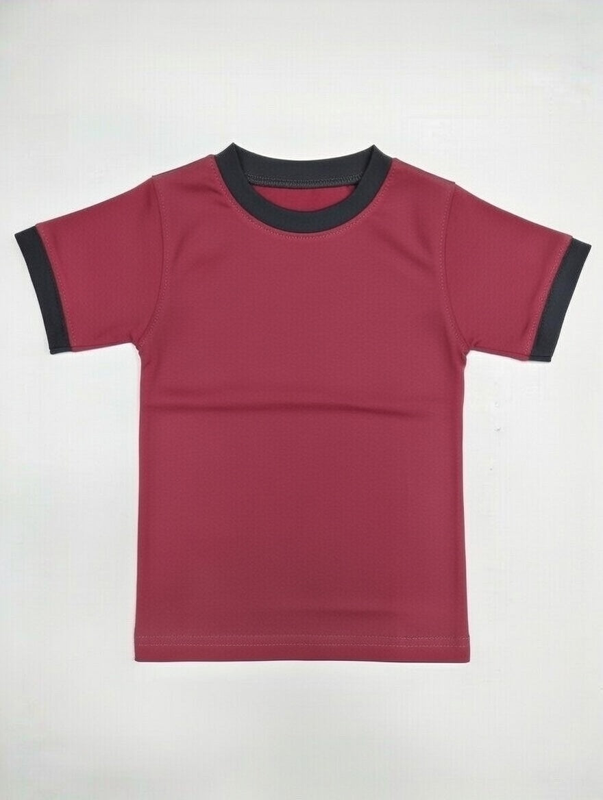 Boys Contrast Trim T-Shirt | Cotton Ringer Tee For Kids