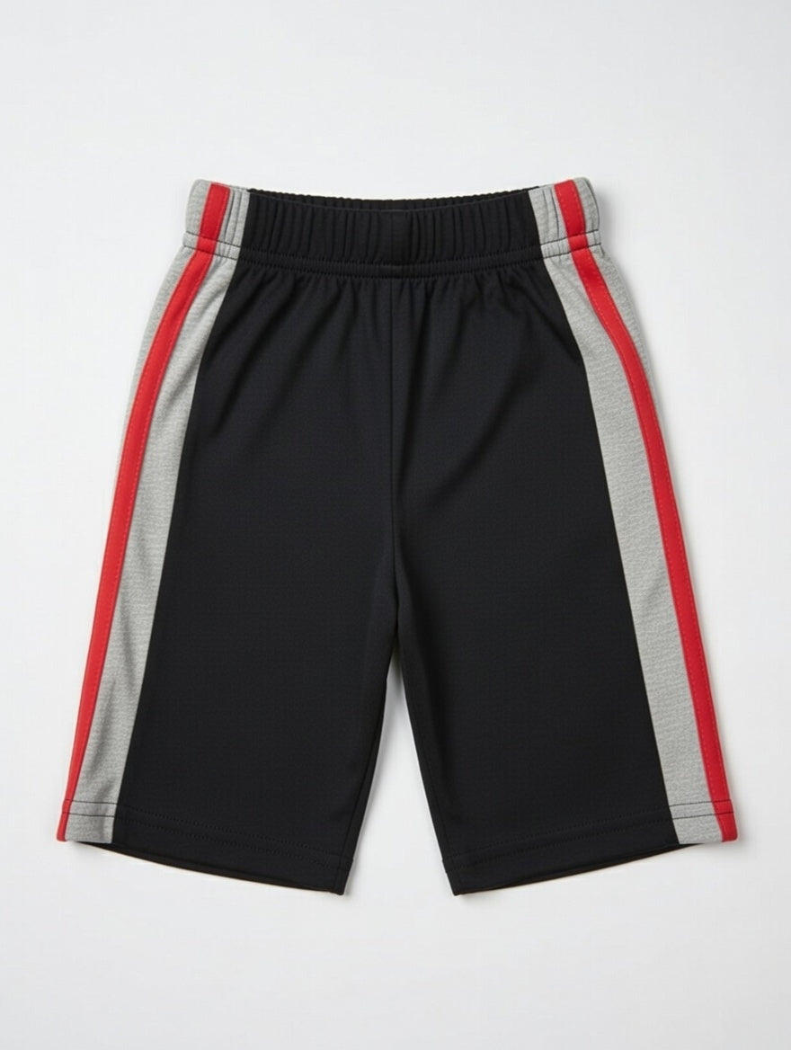 Baby Boys Athletic Shorts | Cotton Side Stripe Shorts For Kids