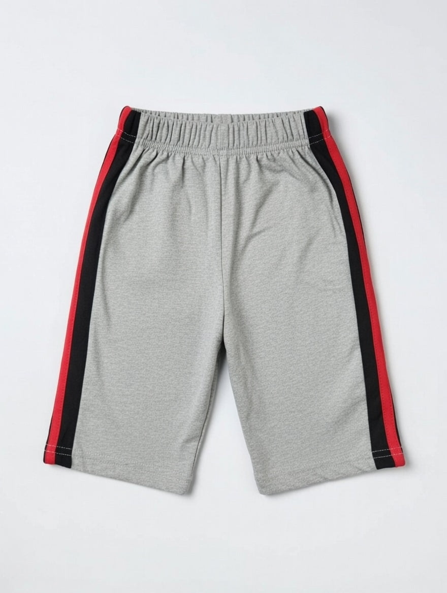 Baby Boys Athletic Shorts | Cotton Side Stripe Shorts For Kids