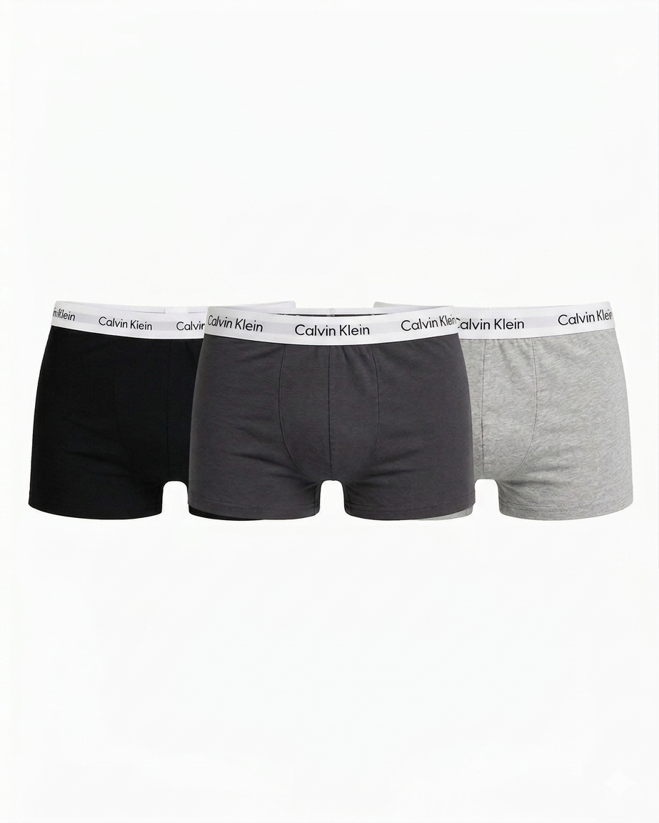 Men’s Cotton Boxers – Modern Minimalist pack of 3